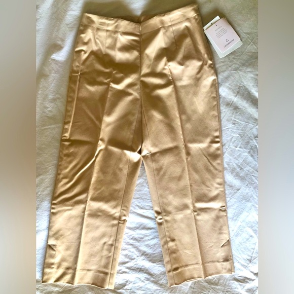 NEW WITH TAGS LIZ CLAIBORNE MICHAELA FLAT FRONT SUMMER STRETCH PANTS PETITE - Picture 2 of 6